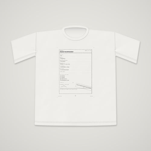 ONGLET OUVERT chapter 006 The Form, t-shirt back