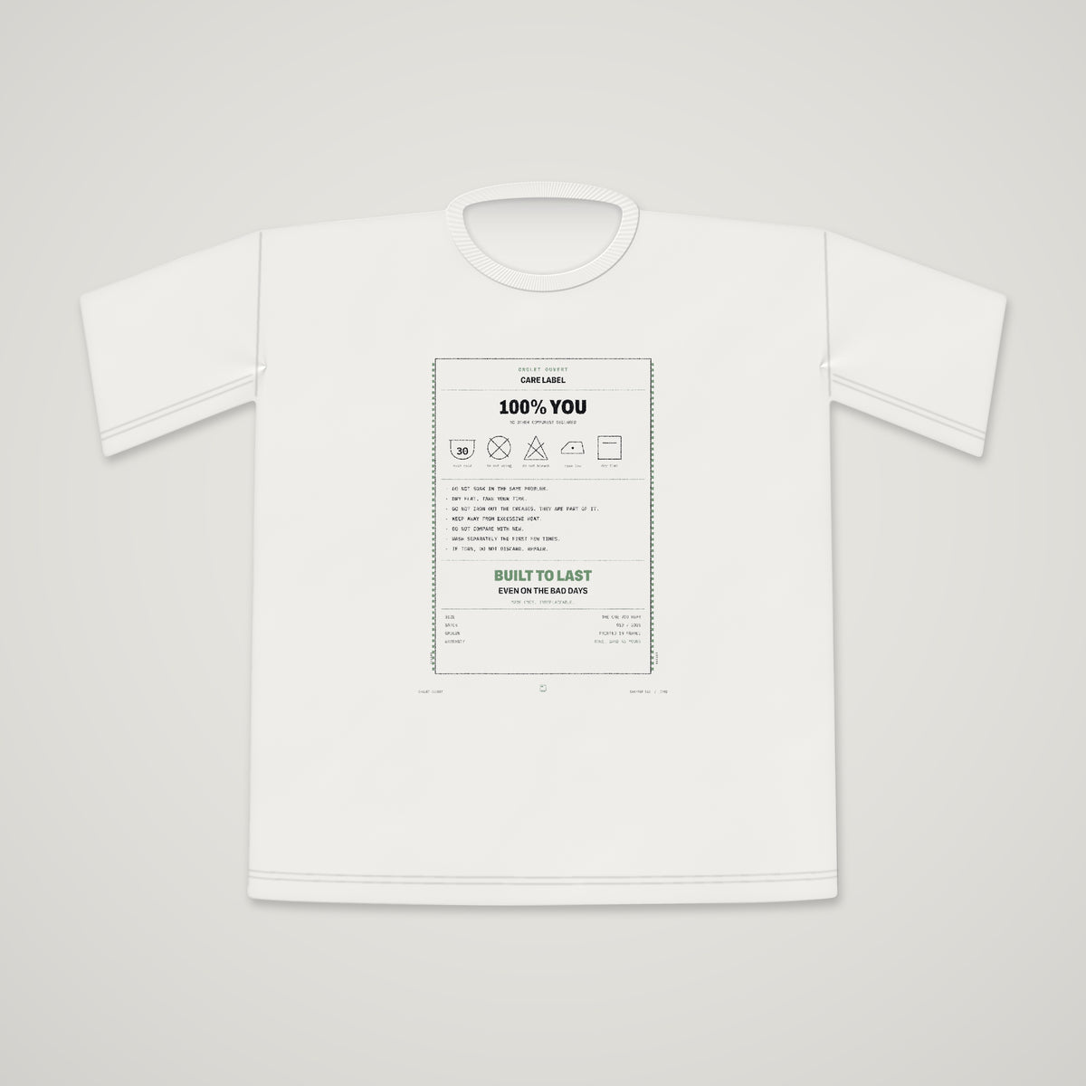 ONGLET OUVERT chapter 010 The Label, t-shirt back